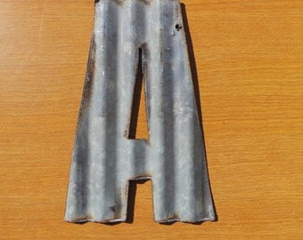 10" Corrugated Metal Letters A-Z and Numbers 0-9 FREE SHIPPING