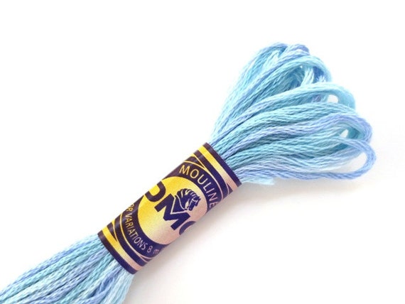 DMC Variegated 6 Strand Floss 4020 Tropical Waters