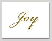 DIY Printable Glitter Joy Print Il_170x135