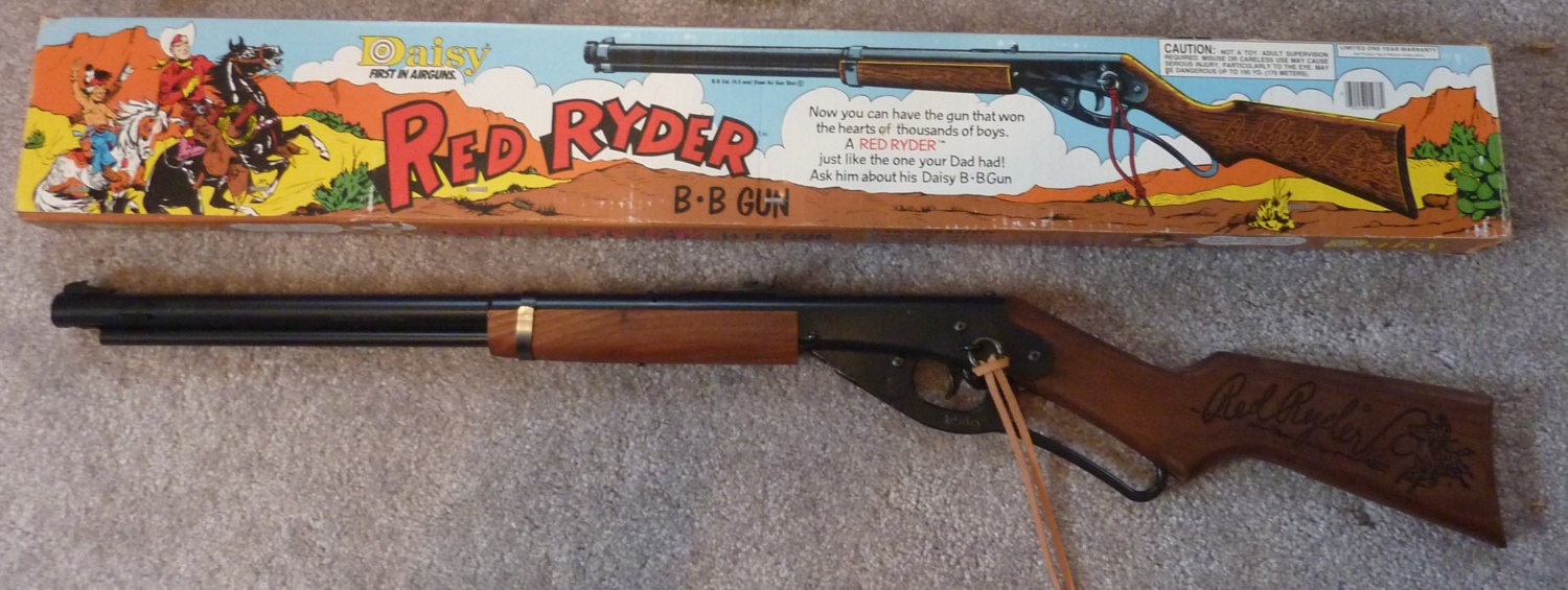 vintage red ryder daisy bb gun by tarquinantique on Etsy