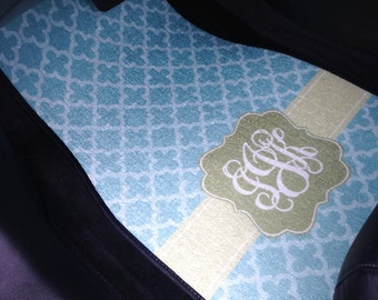 Personalized Car Floor Mats - Clubs DIY customized monogram car mats