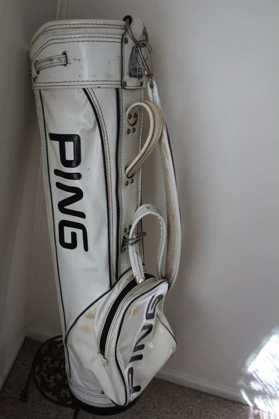 Ping Golf Bag Vintage Leather Golf Bag
