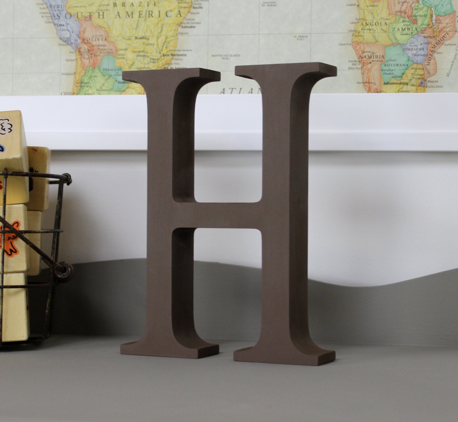 Wood Letters Free Standing Distressed Wooden Letters