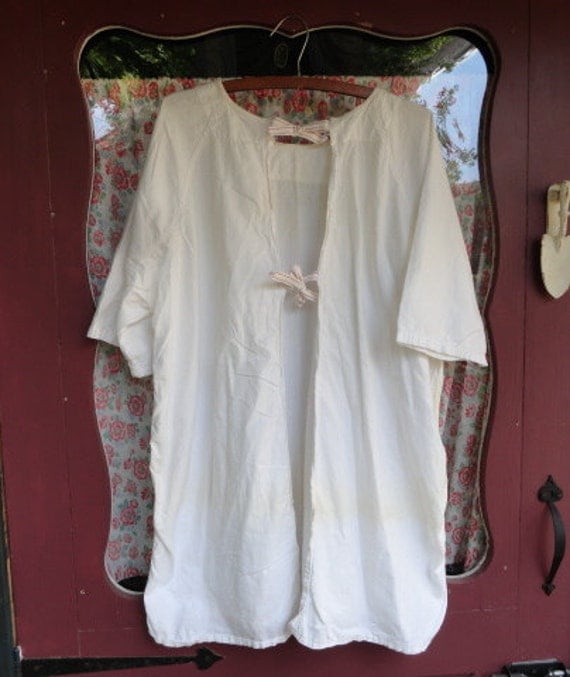 Vintage Creepy Old Hospital Gown