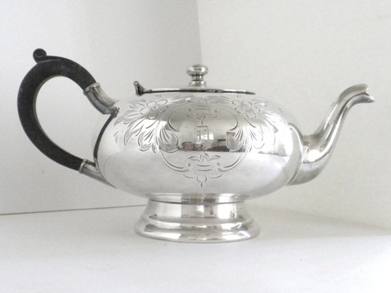 Vintage Silver Plated Tea Pot Wm A Rogers Tea Pot By Oldandnew8