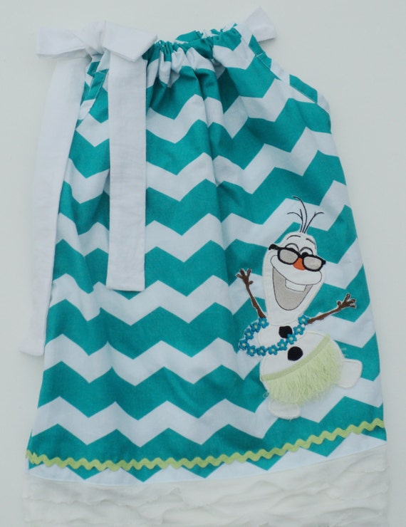 Funny Frozen Olaf Snow Man Inspired Pillowcase Dress