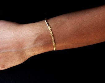 Delicate gold bracelet, 24k gold beacelet, dainty gold bracelet, minimalist bracelet, delicate bracelet, thin gold bracelet, gold bracelet