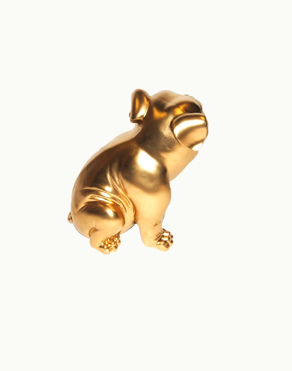 The Gold Bulldog English Bulldog Statue Animal Statue