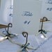 Set of 20 Beach Themed Wedding Table Number Holders - Starfish With Ribbon