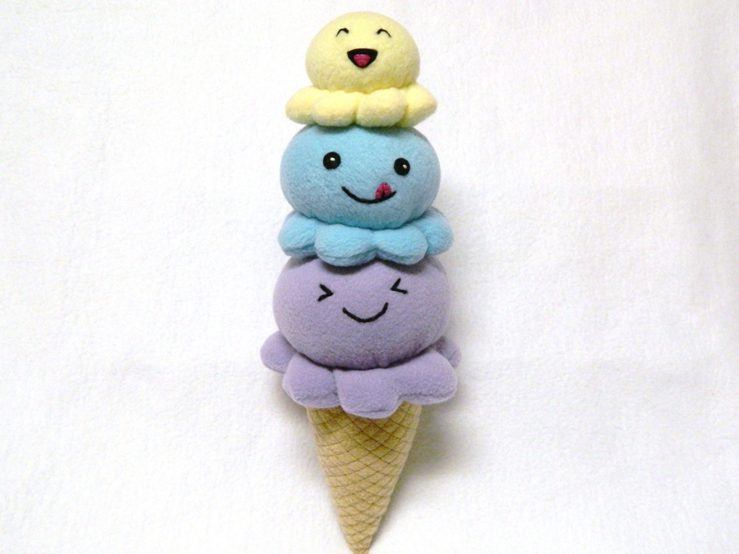 ice cream cone unicorn stuffed animal