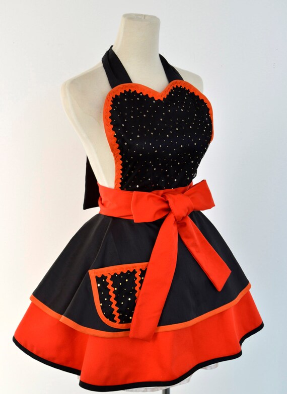 Halloween Apron Witch costume apron by OliviasStudio on Etsy