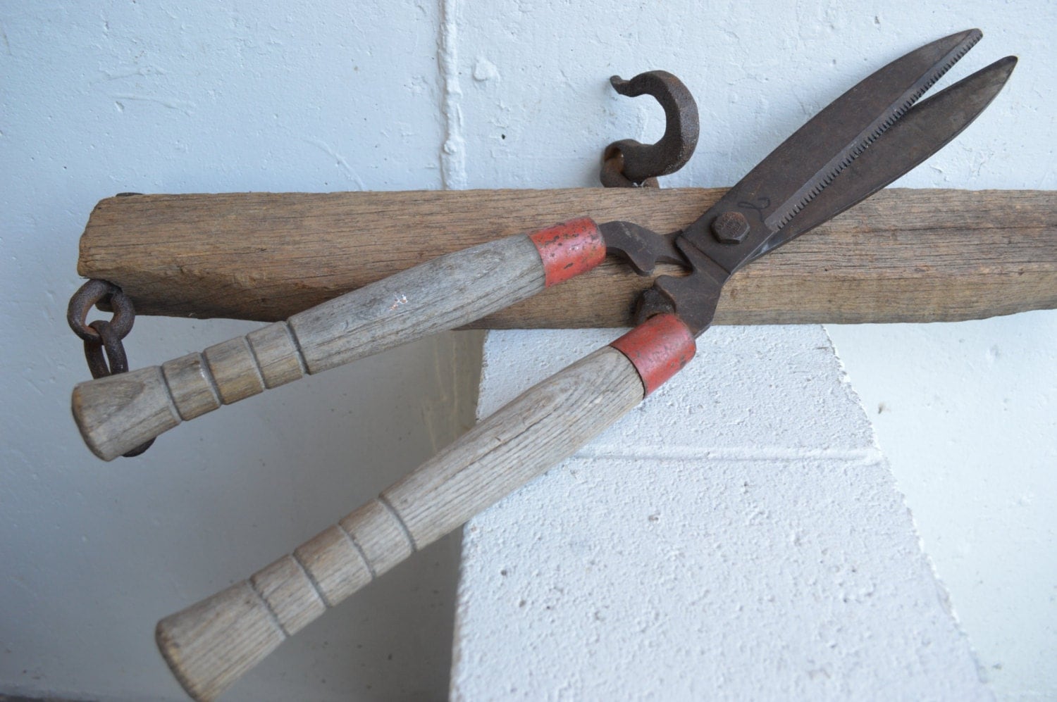 Vintage Hedge Clippers Made in U.S.A. by oldchurchstore on Etsy