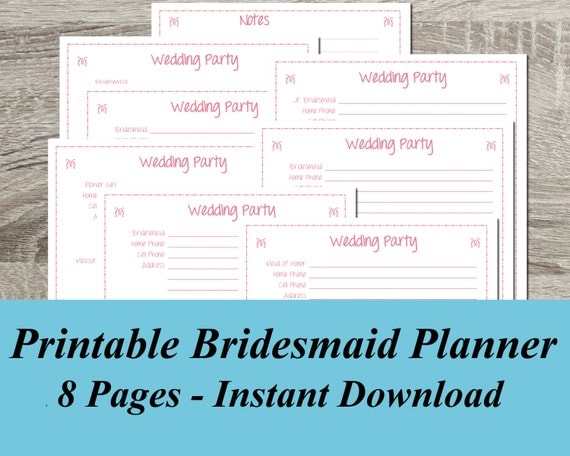 download the wedding party pdf