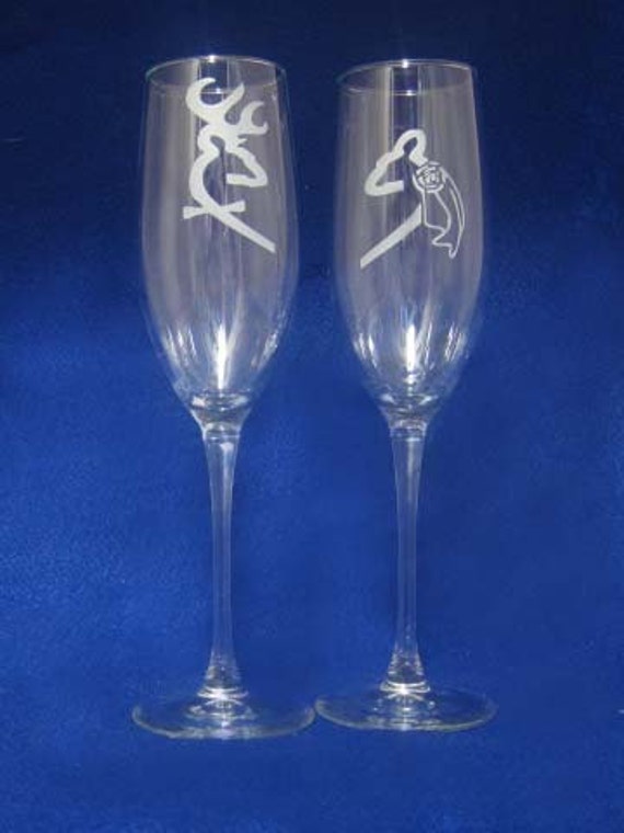 Browning Deer Hunting Fall Wedding Engraved by wickhamkaren