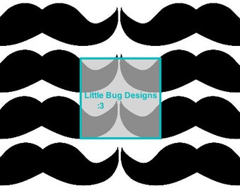 Little Man Mustache Printable Mustaches - Birthday or Baby Shower ...