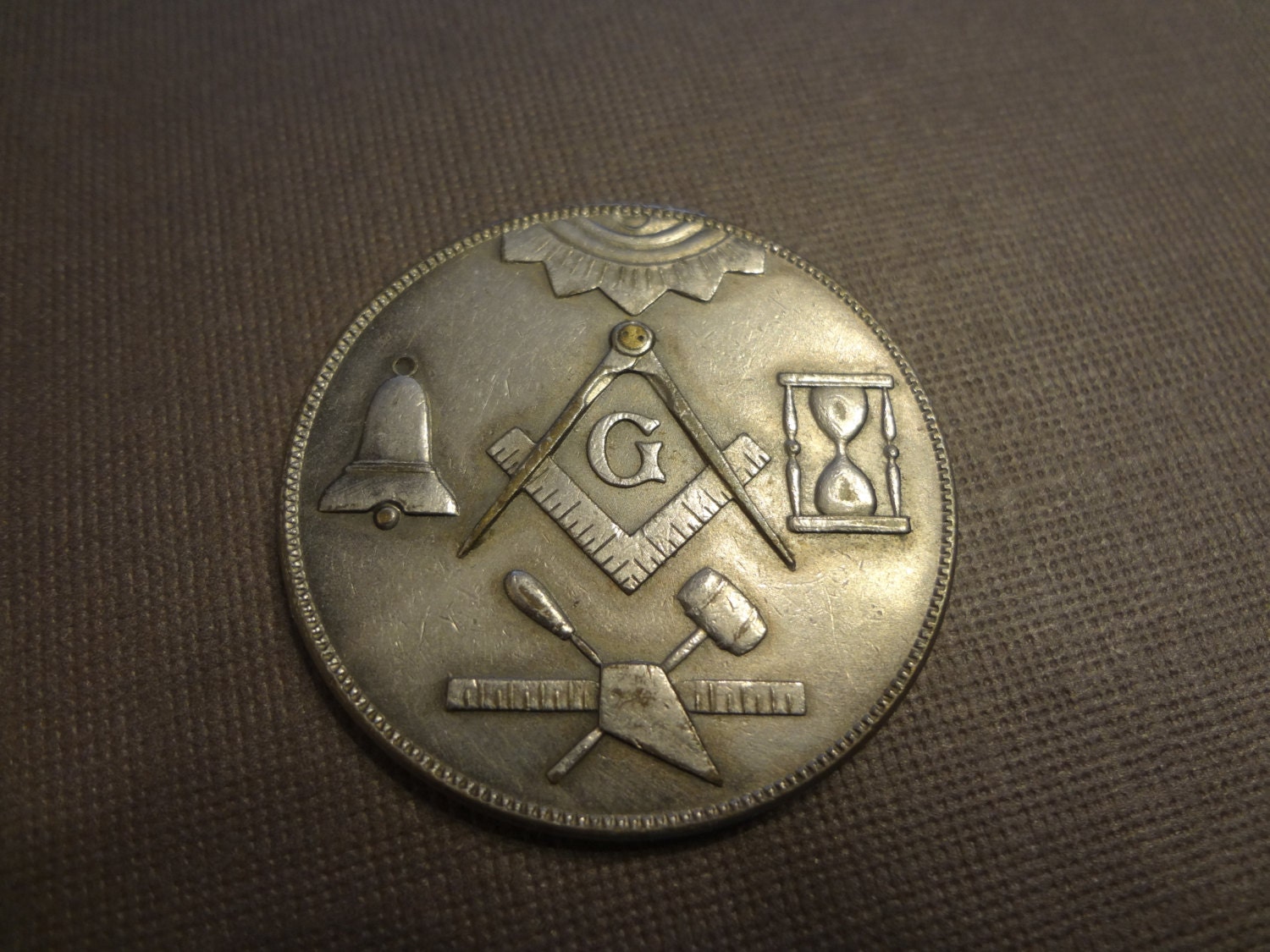 Masonic Coin Token Masons Engrave Information Made a Mason