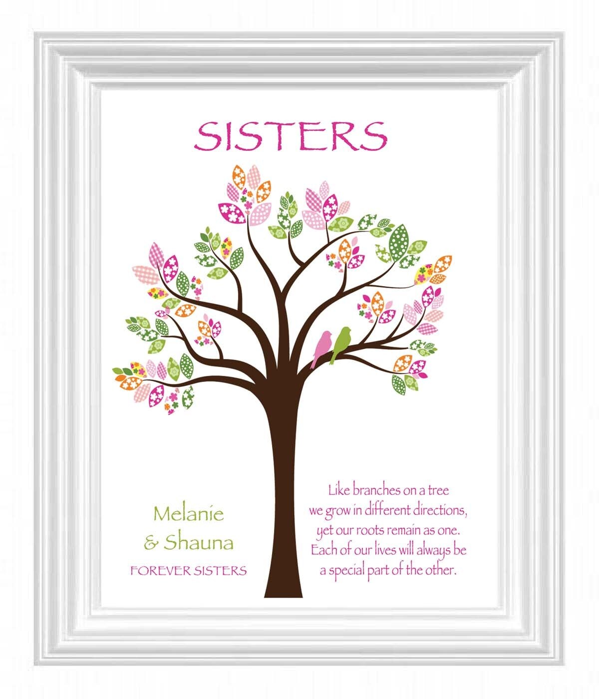 SISTERS personalized gift Gift for Big Sister Maid of