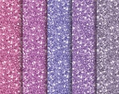 60% OFF SALE Glitter Scrapbook Paper Valentine's Day Purple Digital Glitter Paper Textures Digital Valentines Il_170x135