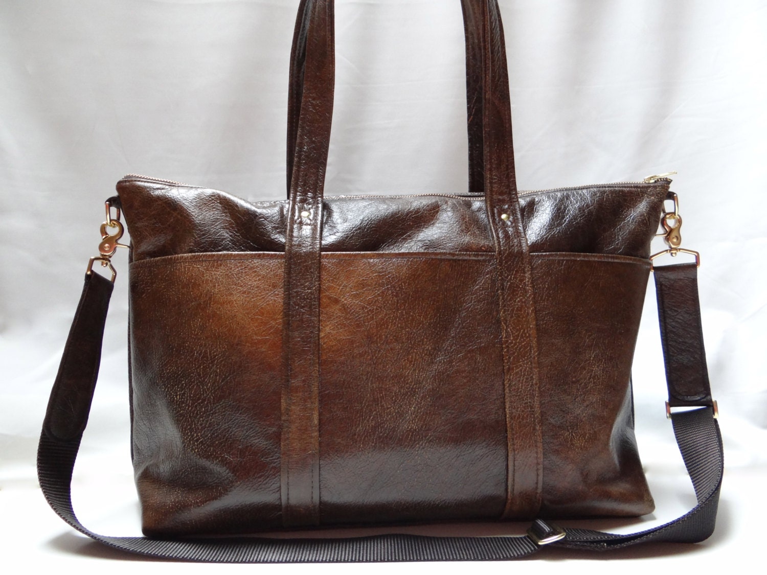 Leather Diaper Bag/Tote Unisex