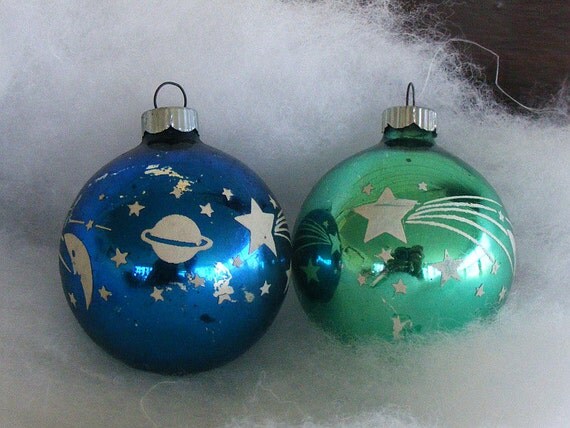 vintage ornaments 2 atomic retro christmas shiny by vintage ornaments 2 atomic retro christmas shiny by