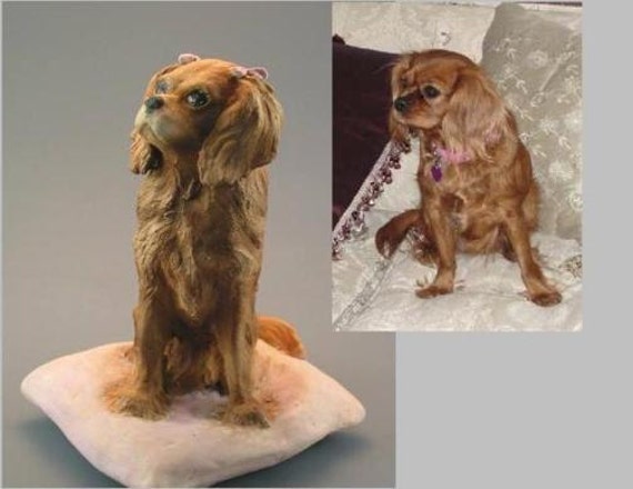 cavalier king charles spaniel statues