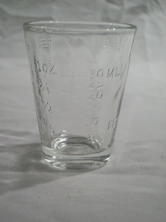 Glasco Clear Measuring Shot Glass