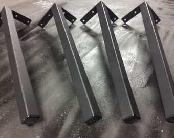 Modern Iron Table Leg, coffee table leg, 16",4 pc. set (ALL SIZES AVAIL.),hairpin legs, industrial coffee table,modern coffee table, bench,