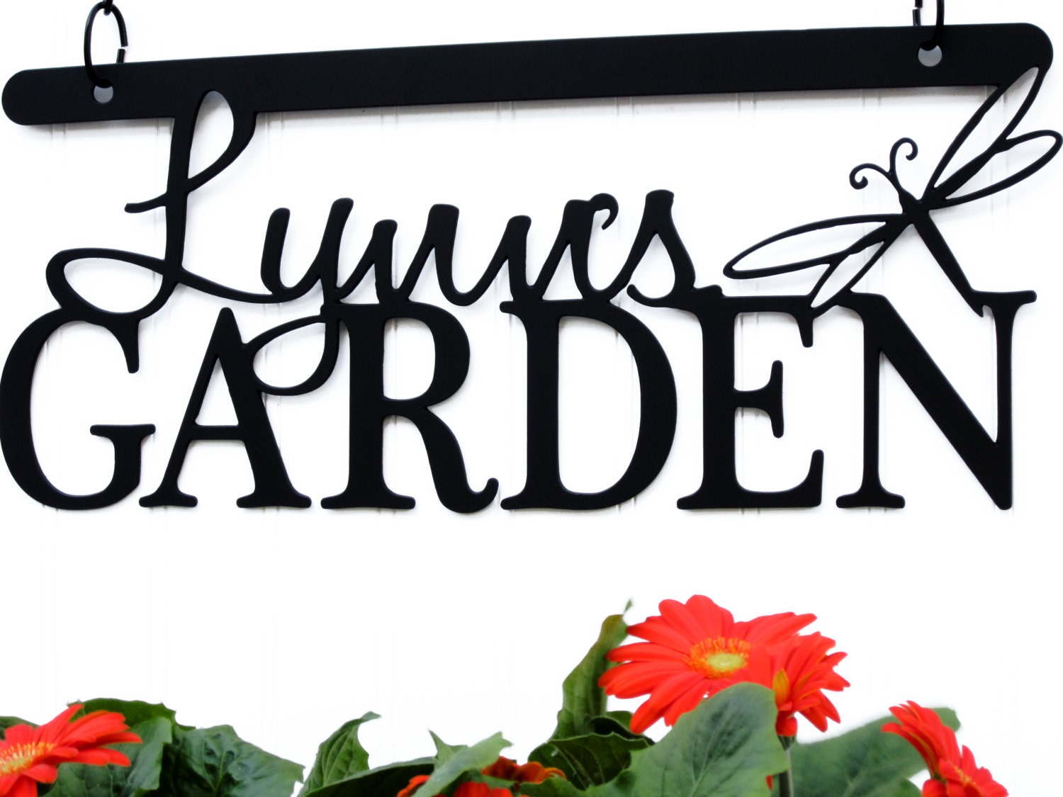 Custom Garden Name Metal Sign with by RefinedInspirations on Etsy
