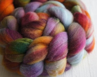 Merino Wool Roving - Hand Painted Felting or Spinning Fiber