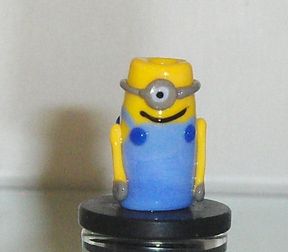 Items similar to MINION DRIP TIP... glass drip tip by Teena on Etsy