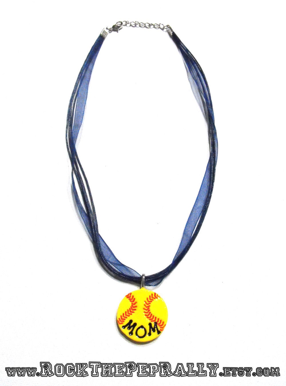 11 SoftBall Necklaces Personalized with by RockThePepRally on Etsy