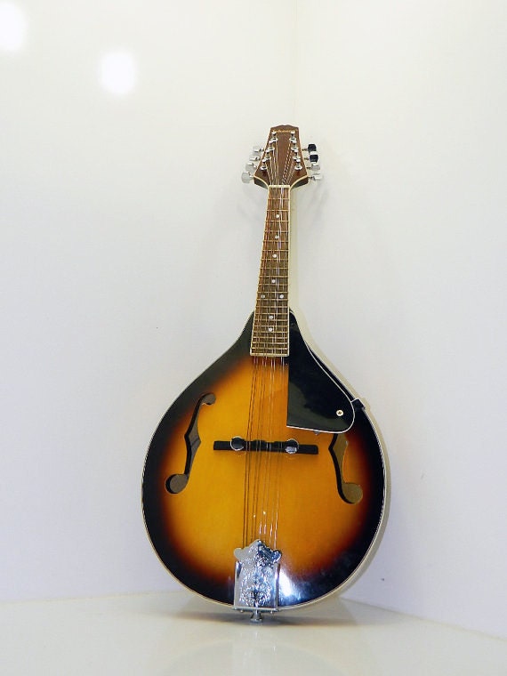 Johnson teardrop mandolin and case by RubesRelics on Etsy