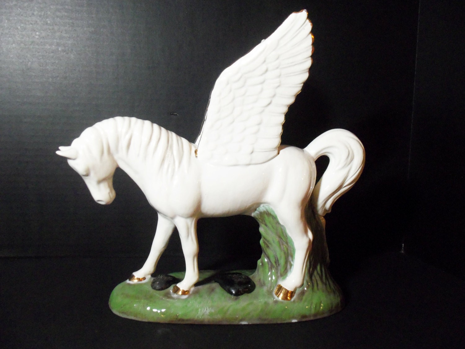 large pegasus statue