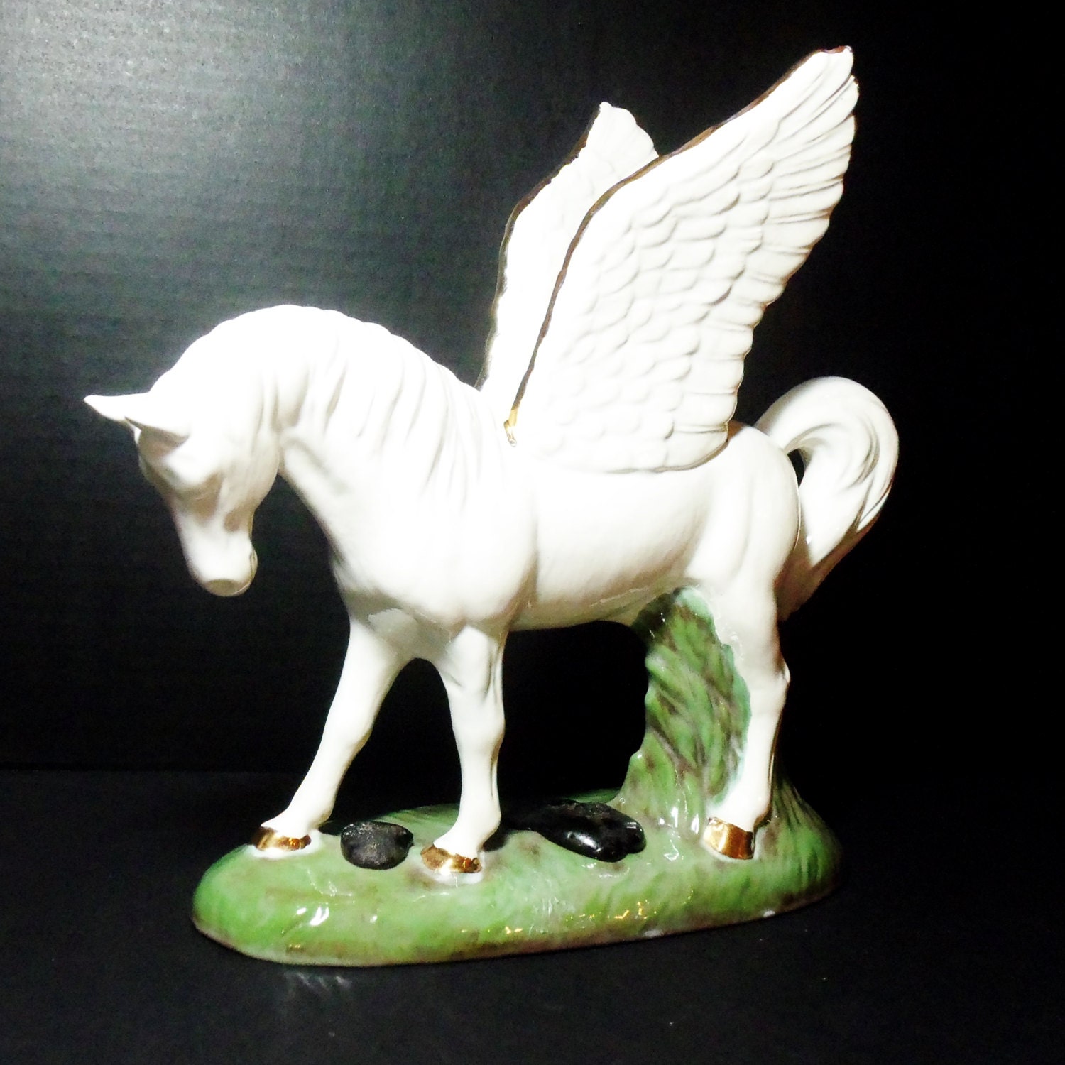 large pegasus statue