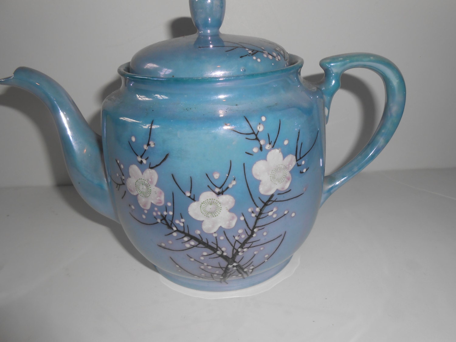 Lusterware Tea Set Cherry Blossom Pattern Made in Japan