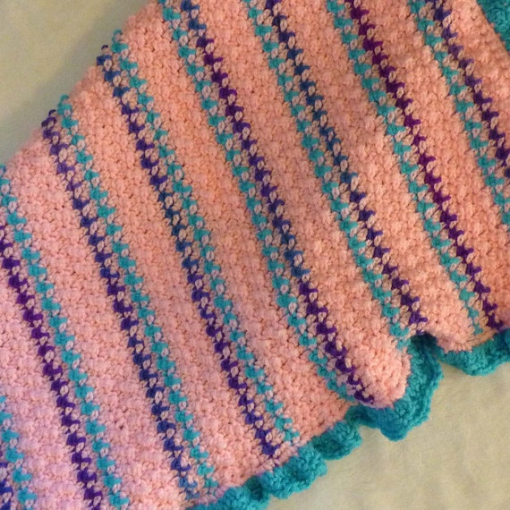 Items similar to Girlie Stroller Blanket on Etsy