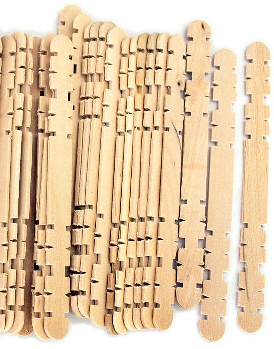 1000 Natural Notched Hobby Craft Sticks by CraftySticks on Etsy