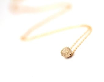 Satin Ball Short Necklace main image 0
