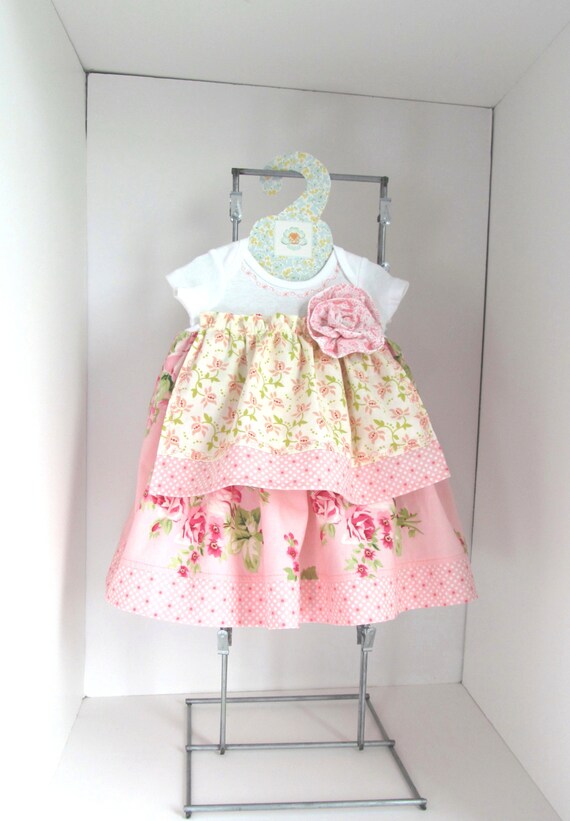 shabby chic baby dress nb by saraannas on etsy shabby chic baby dress nb by saraannas on etsy