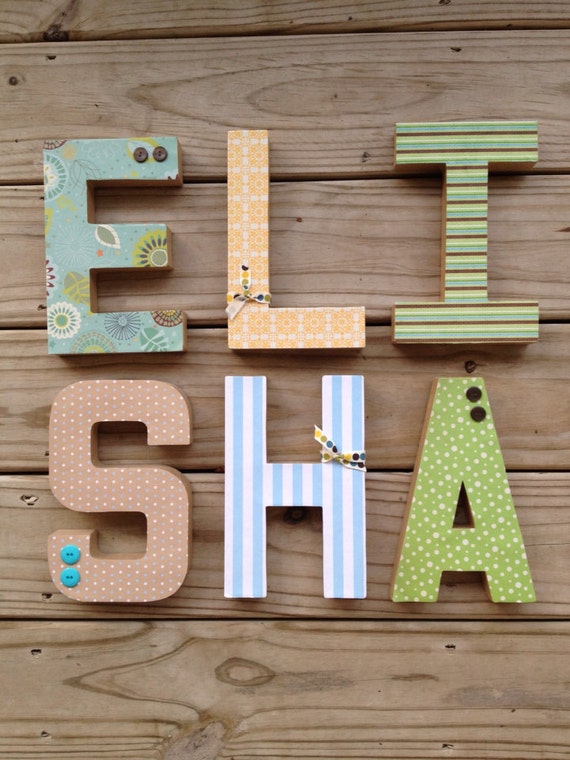 Items similar to Custom Wall Letters Nursery or Kids Room on Etsy