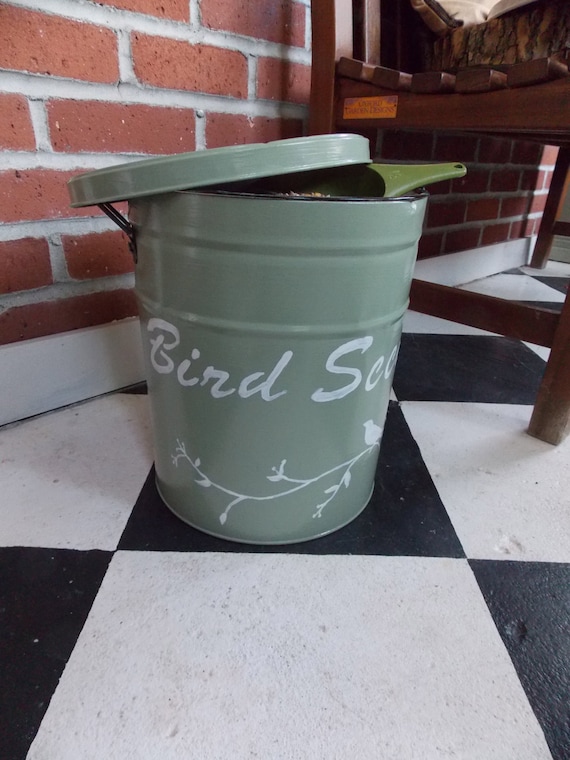 upcycled bird seed storage bin upcycled bird seed storage bin