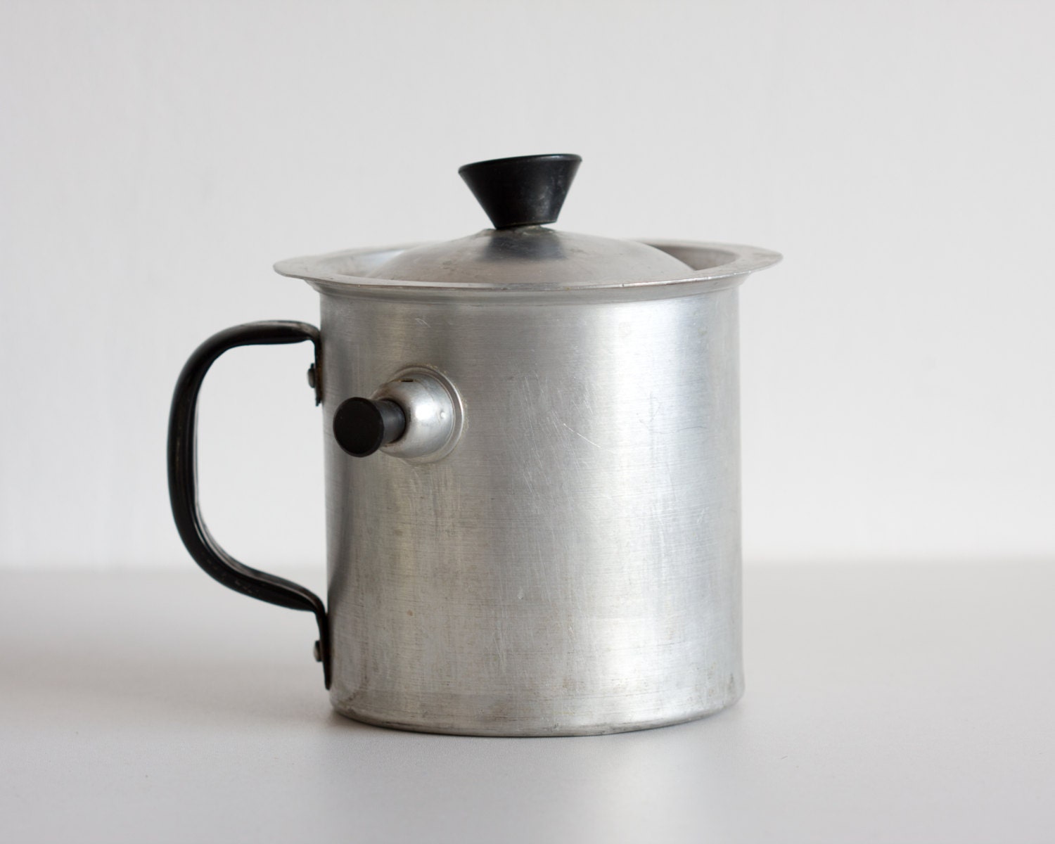 Milk Boiler Metal Double Boiler Can with Whistle Milk