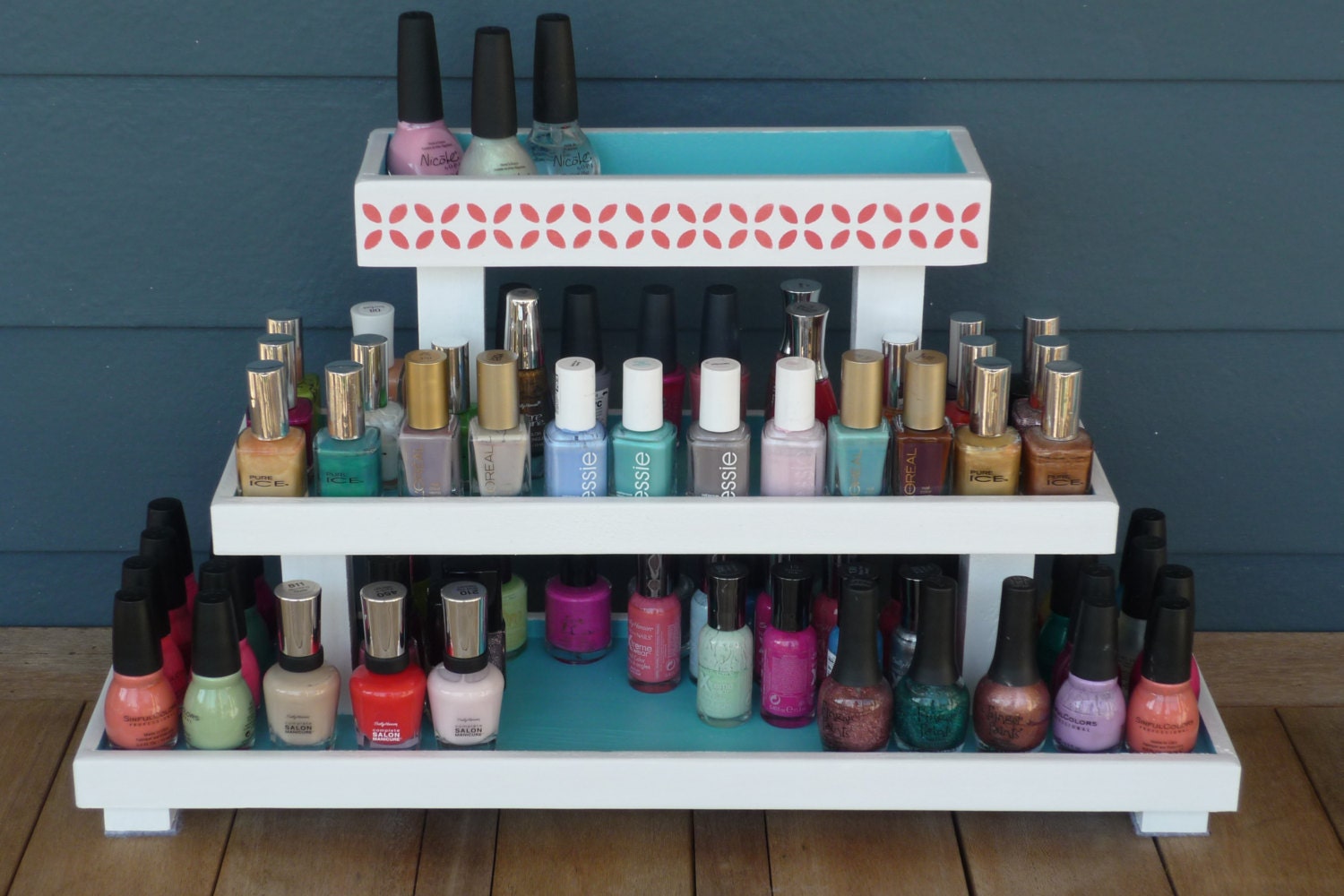 Nail Polish Storage Organizer 3 Tier Table Top