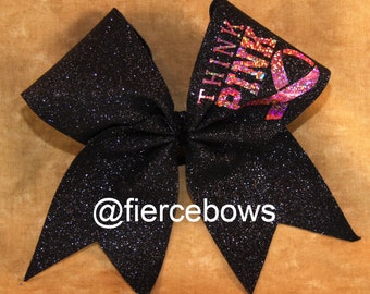 Breast Cancer Awareness Cheer Bow