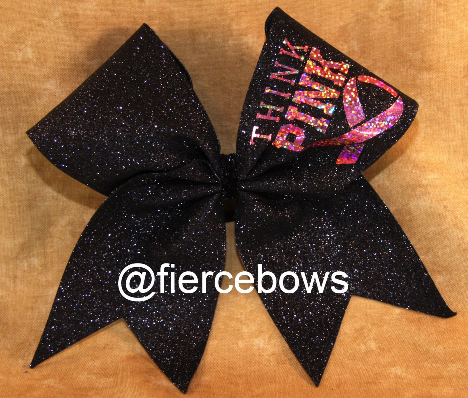Breast Cancer Awareness Cheer Bow