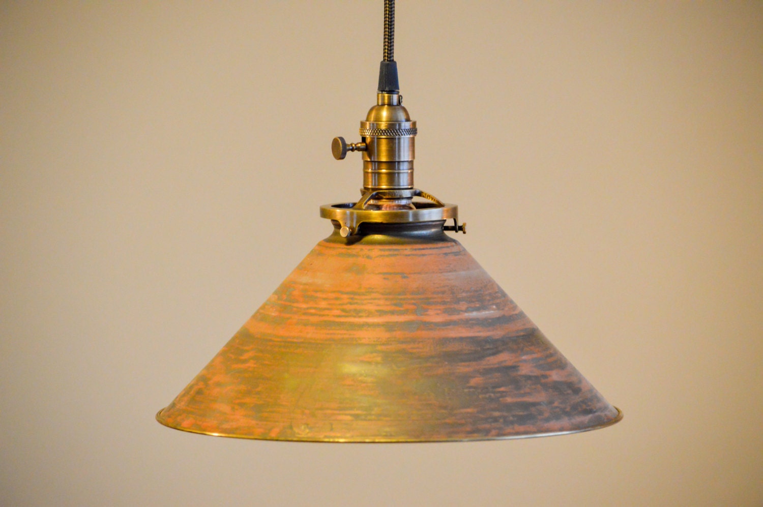 Pendant Light Fixture Brass Metal Shade Vintage Industrial Pendant Light Fixture Brass Metal Shade Vintage Industrial