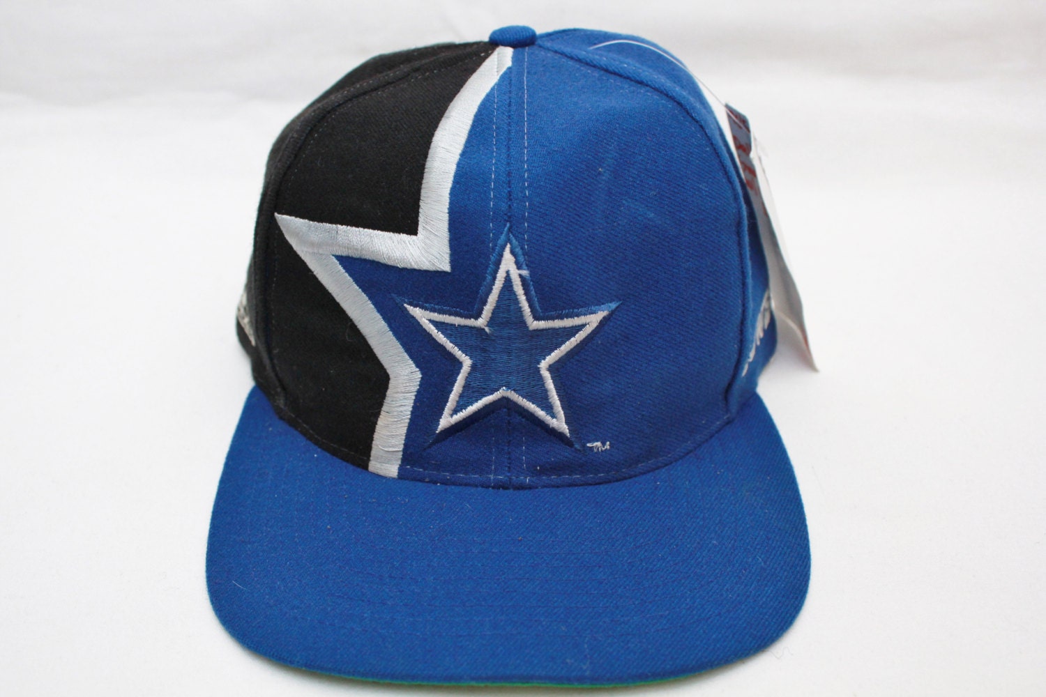 90’s Vintage Apex “DALLAS COWBOYS” Original Snap-Back w/ Green Brim ...