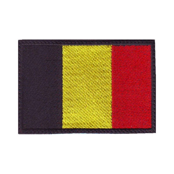 Belgium Flag Patch Custom Made 7260