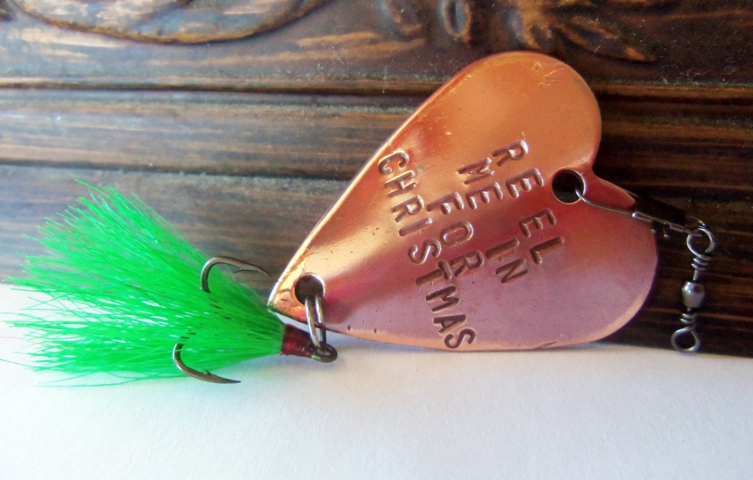 Christmas Custom Fishing Lure Unique Holiday Gift Personalized