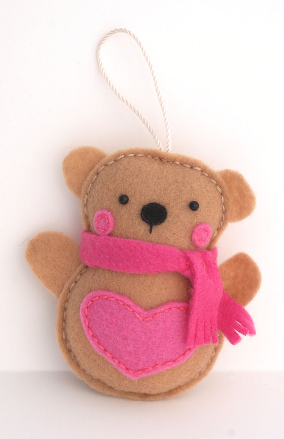 teddy bear ornament